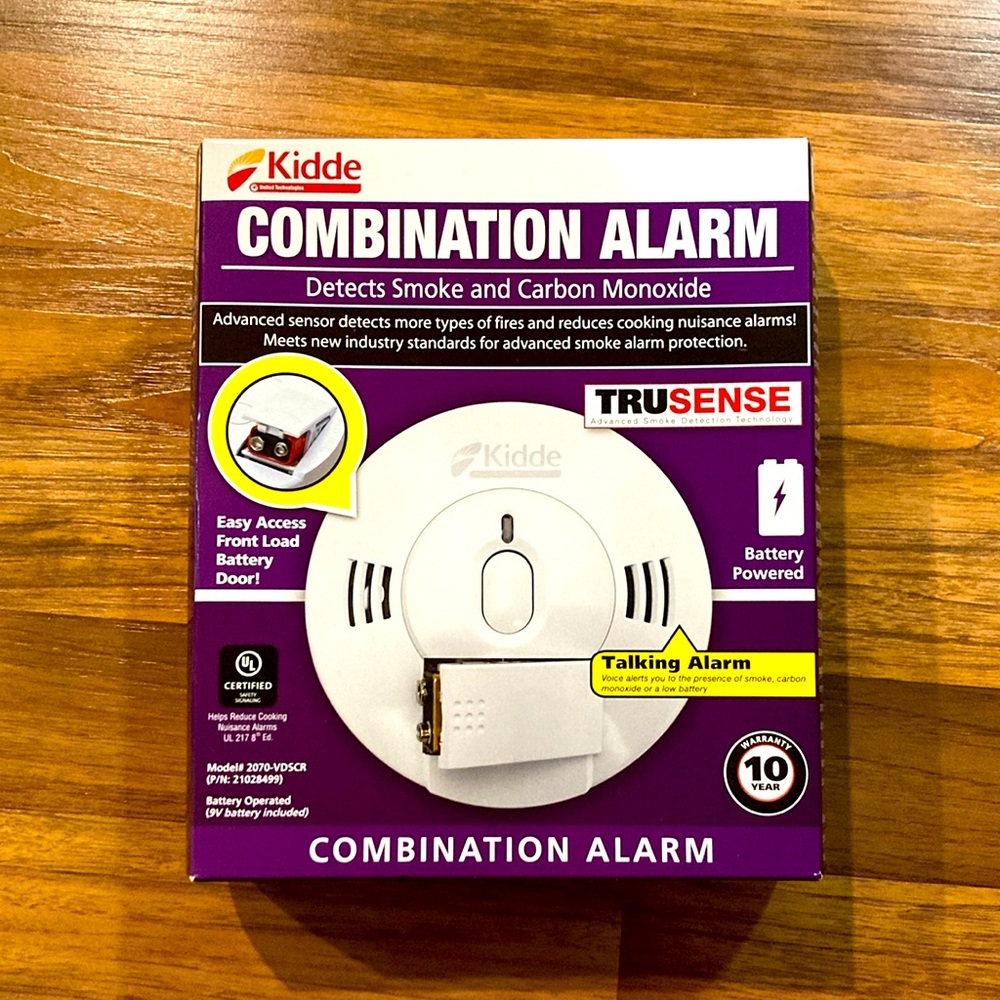 NIB Kidde Combination Alarm ~ Smoke Detector / Carbon Monoxide Detector